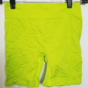 Forever 21 M/L neon yellow/green compression short